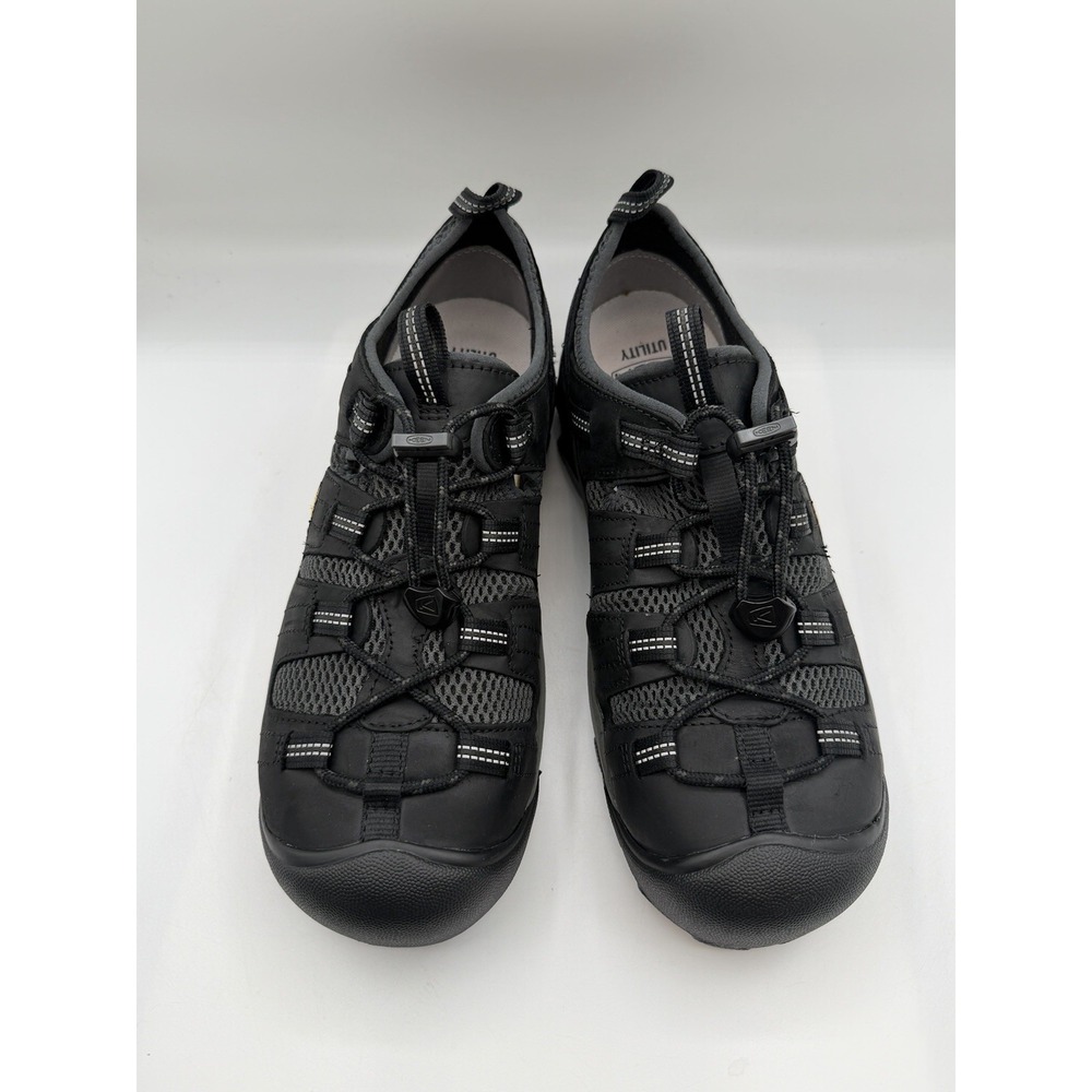 KEEN Atlanta Cool Steel Toe Work Shoes,Men's 10.5 EE,(X-WIDE),Black,EH Rated,NIB - Picture 2 of 16